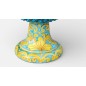 Pigna in Ceramica A2 con base decorata a mano