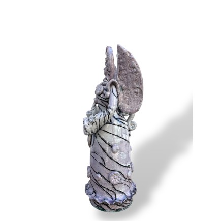 Matrangela candlestick -LN- in Santo Stefano di Camastra ceramics