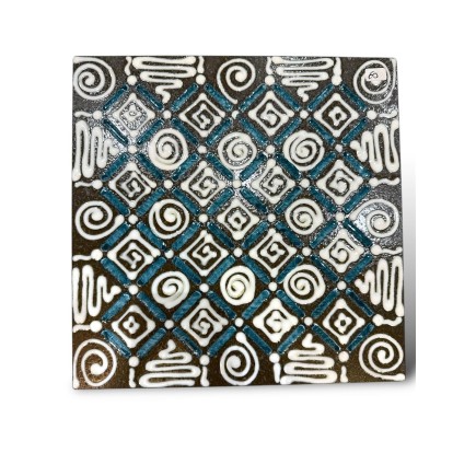 Tagliere in pietra lavica -BB- in Ceramica di Santo Stefano di Camastra