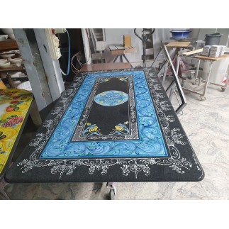 Decorated Rectangular Table