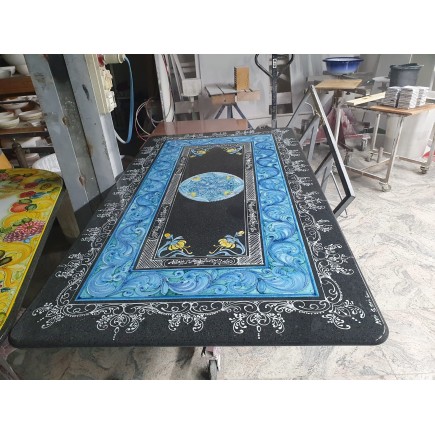 Tavolo Rettangolare Decorato