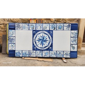 Decorated Rectangular Table