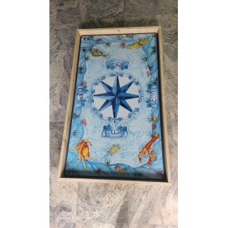 Decorated Rectangular Table