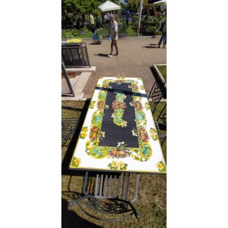 Decorated Rectangular Table