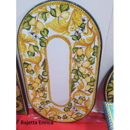 Decorated Oval Table